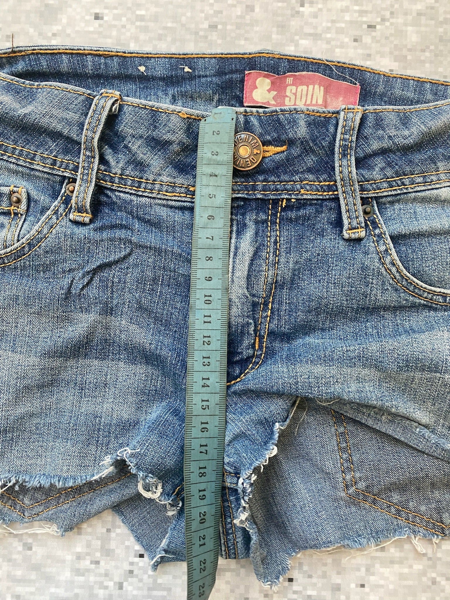 Low waisted Embroidered Microshorts