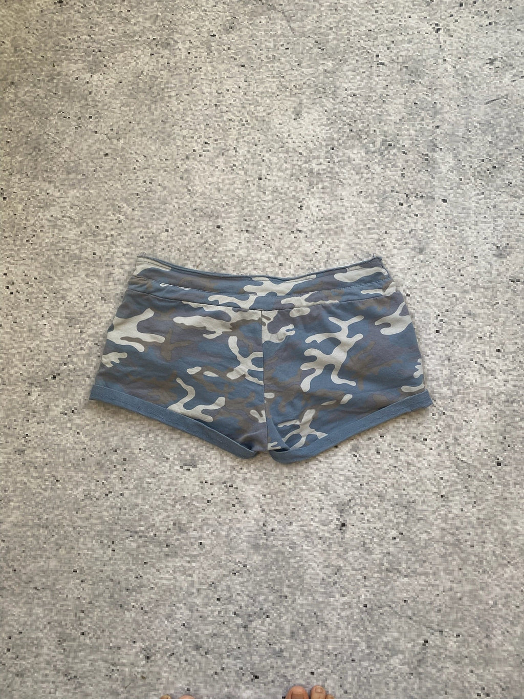 Camo Tiny "Made in Italy" Low Waisted Shorts
