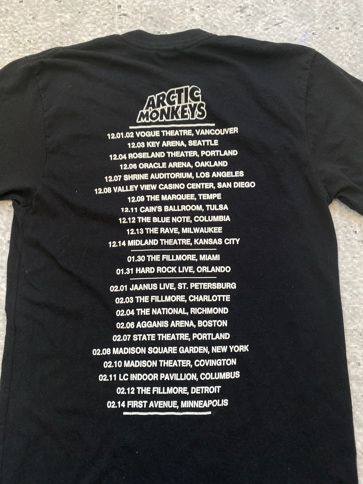 2010s American Apparel Arctic Monkeys T-Shirt
