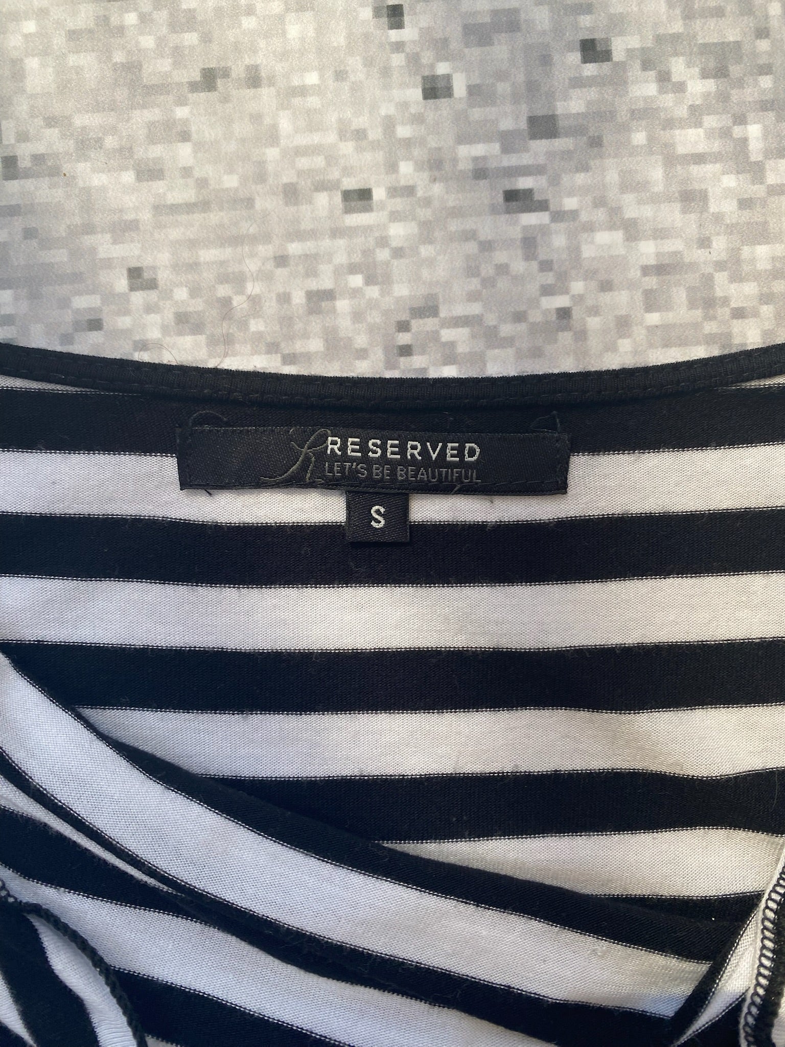 Striped Ruched Striped Top