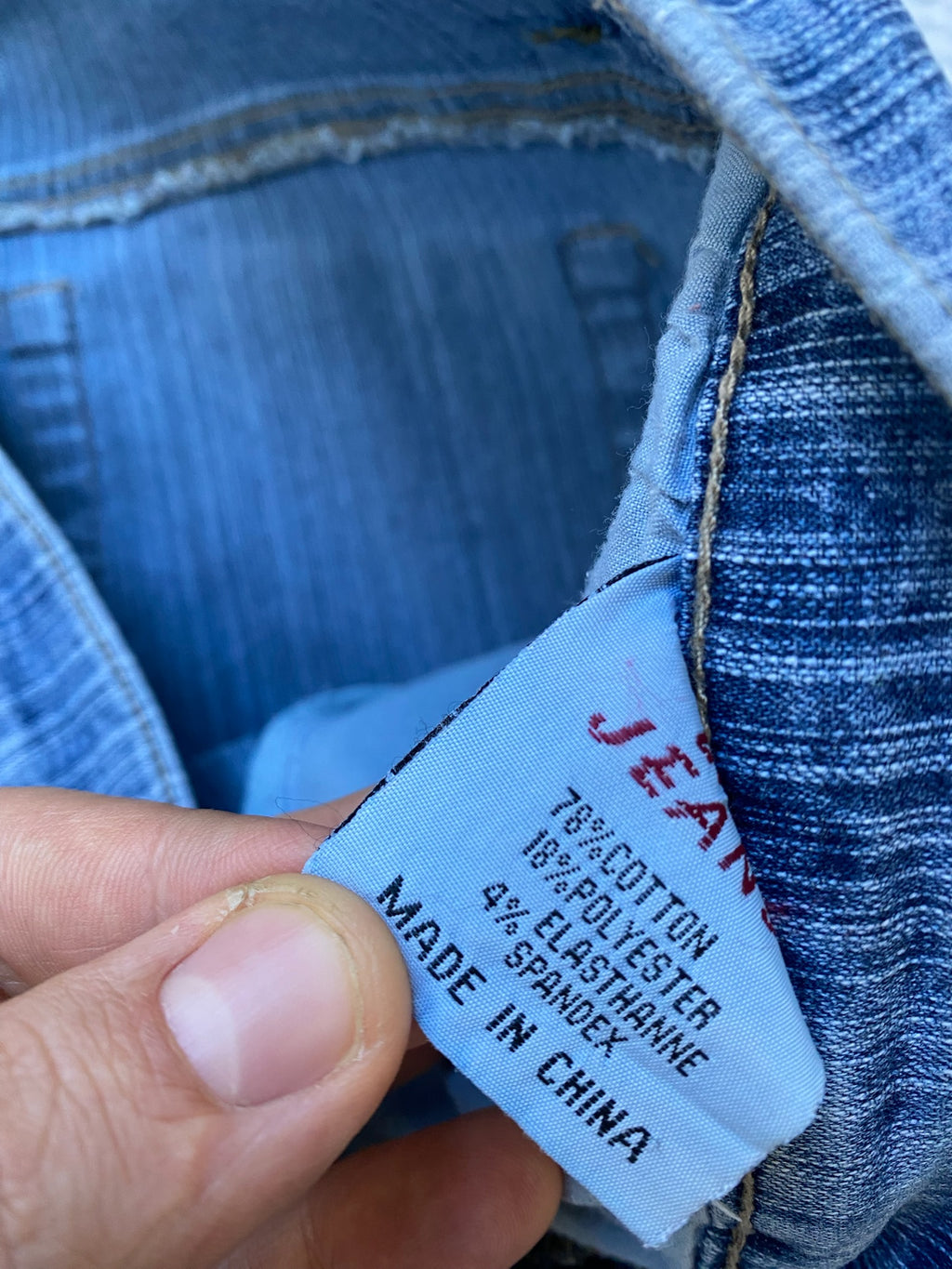 stretchy Low Waisted Flared Jeans