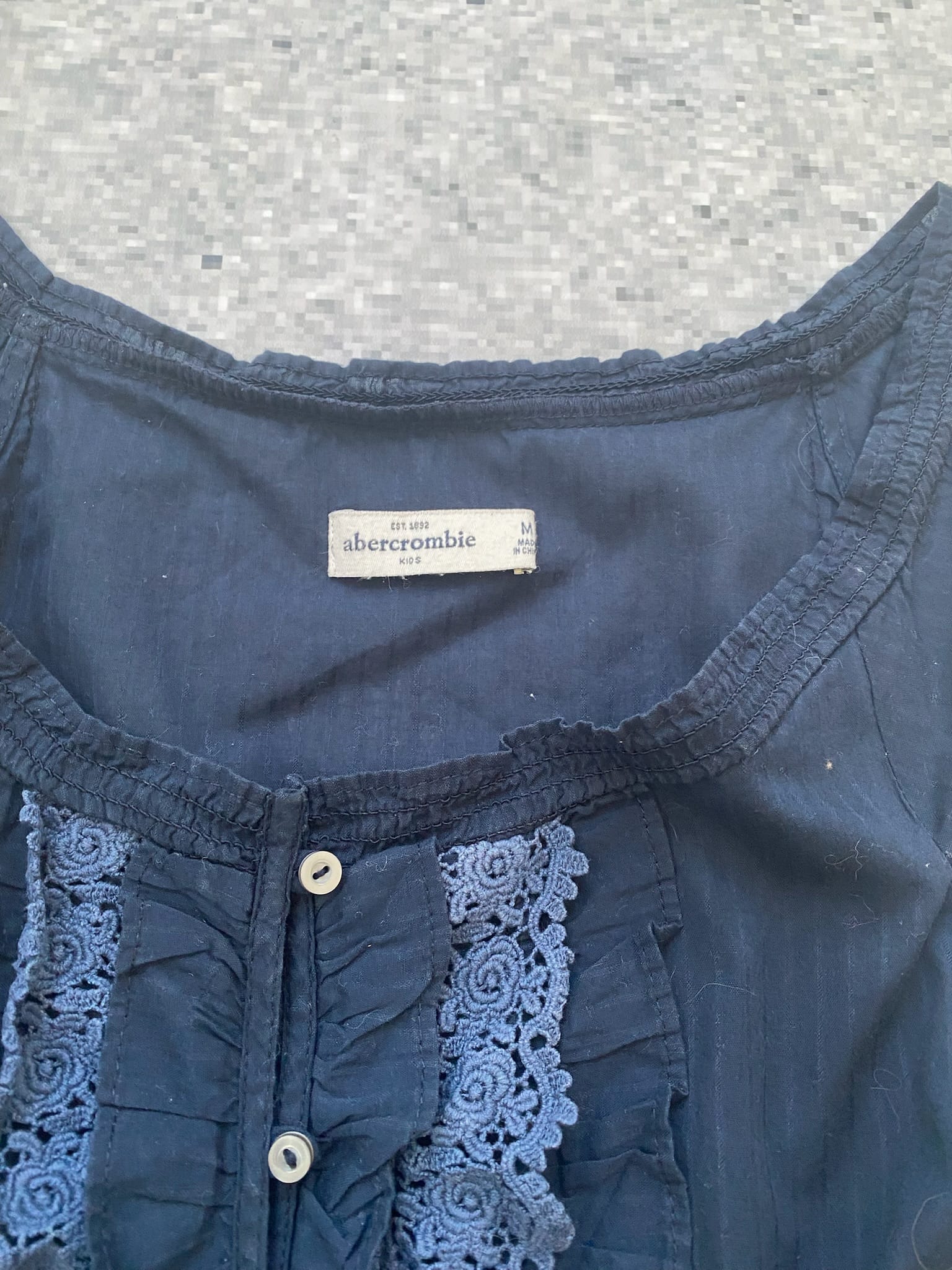 Abercrombie & Fitch Lace Ruffle Top