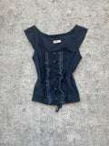 Abercrombie & Fitch Lace Ruffle Top