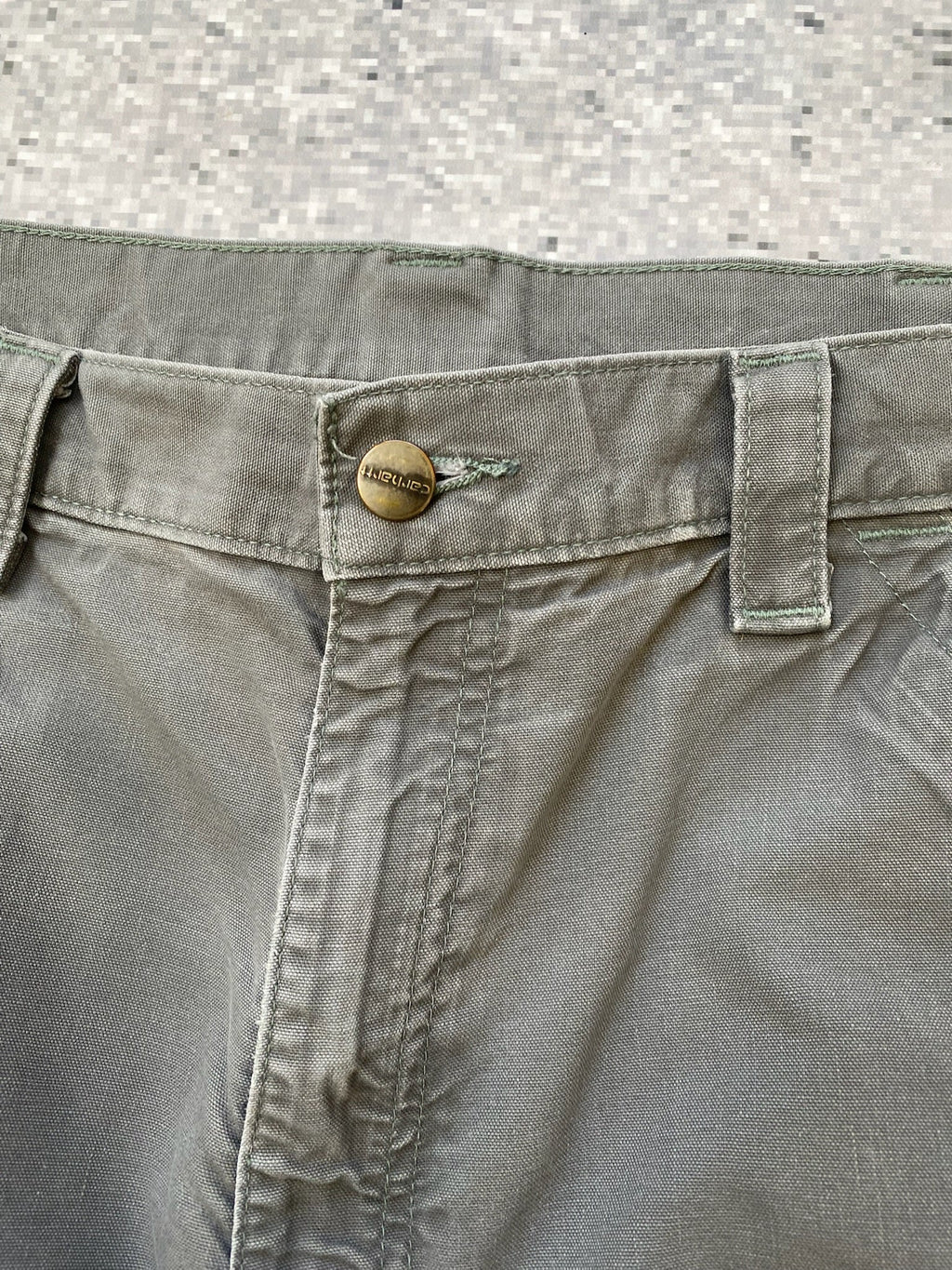 carhartt carpenter gray shorts