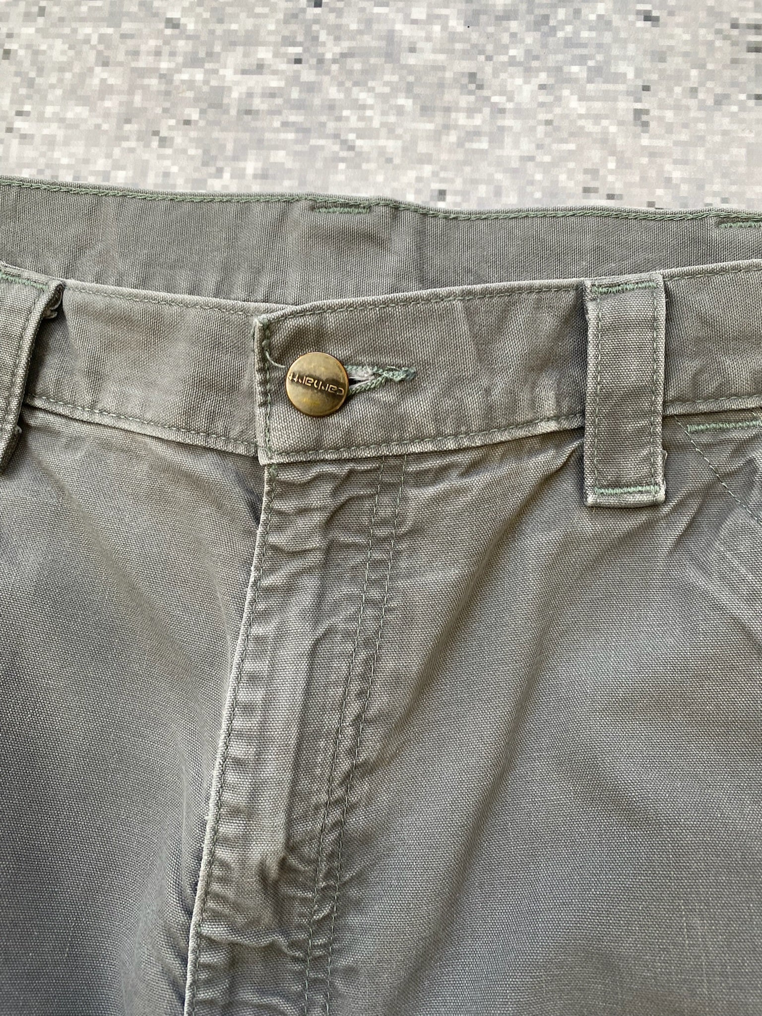carhartt carpenter gray shorts