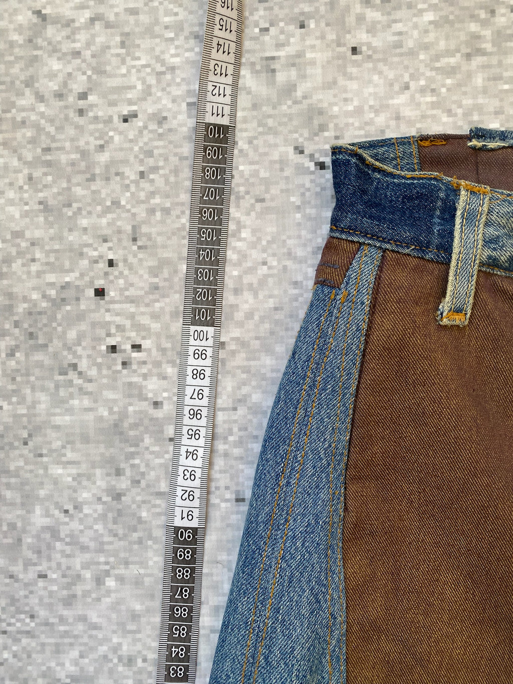 Custom Designed Cowboy Transformable Baggy Jeans