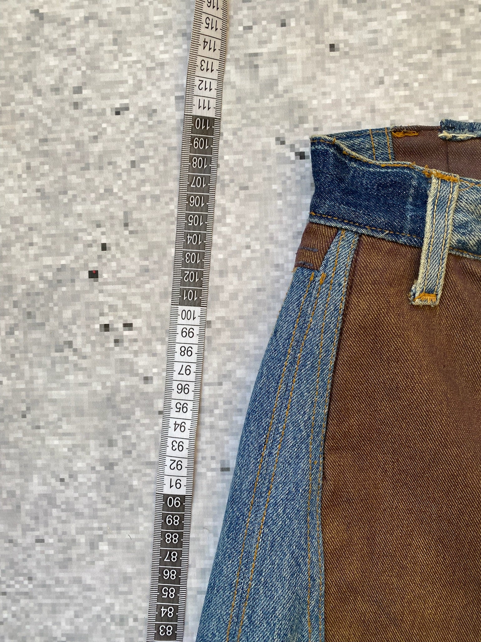 Custom Designed Cowboy Transformable Baggy Jeans