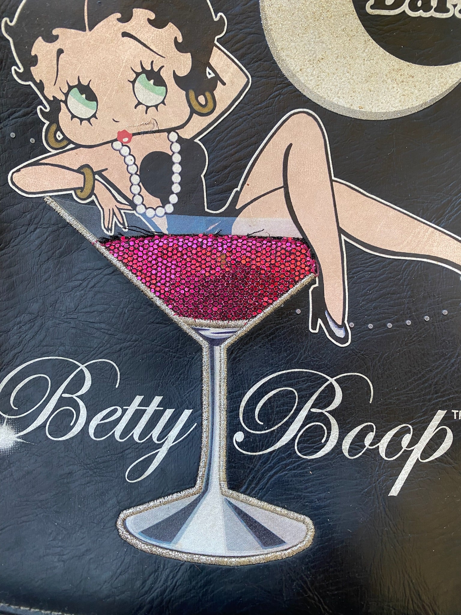 Vintage Betty Boop Shoulder Leather Bag