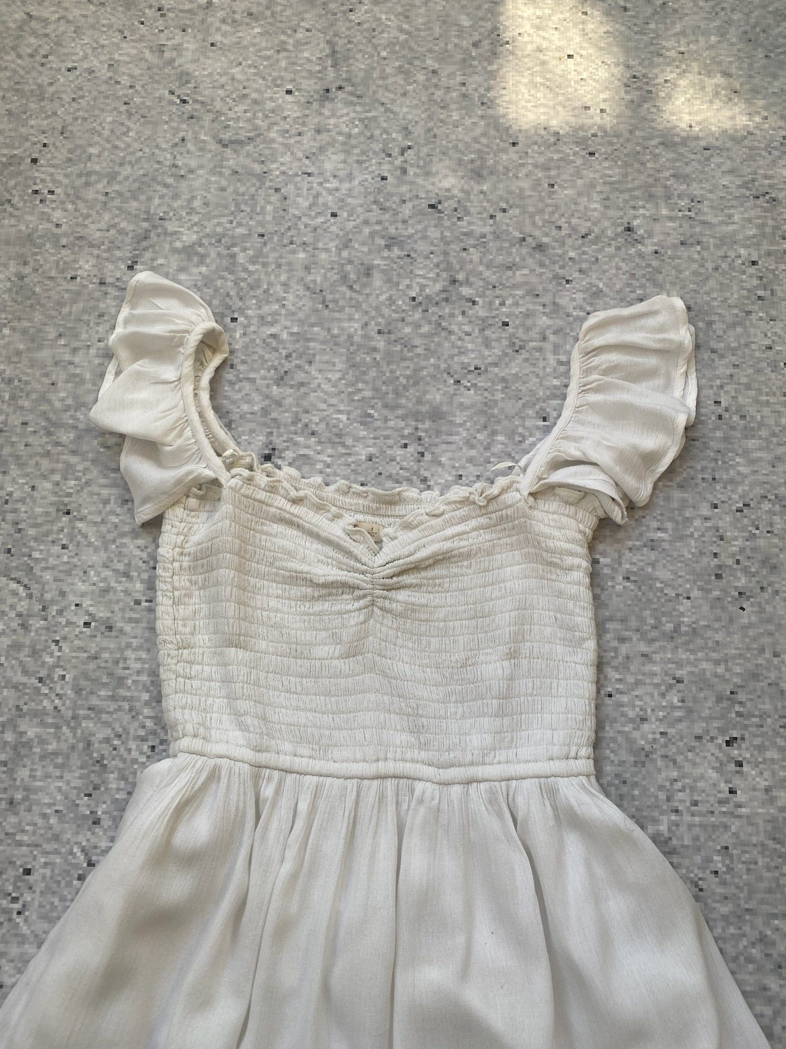 White Hollister Babydoll top