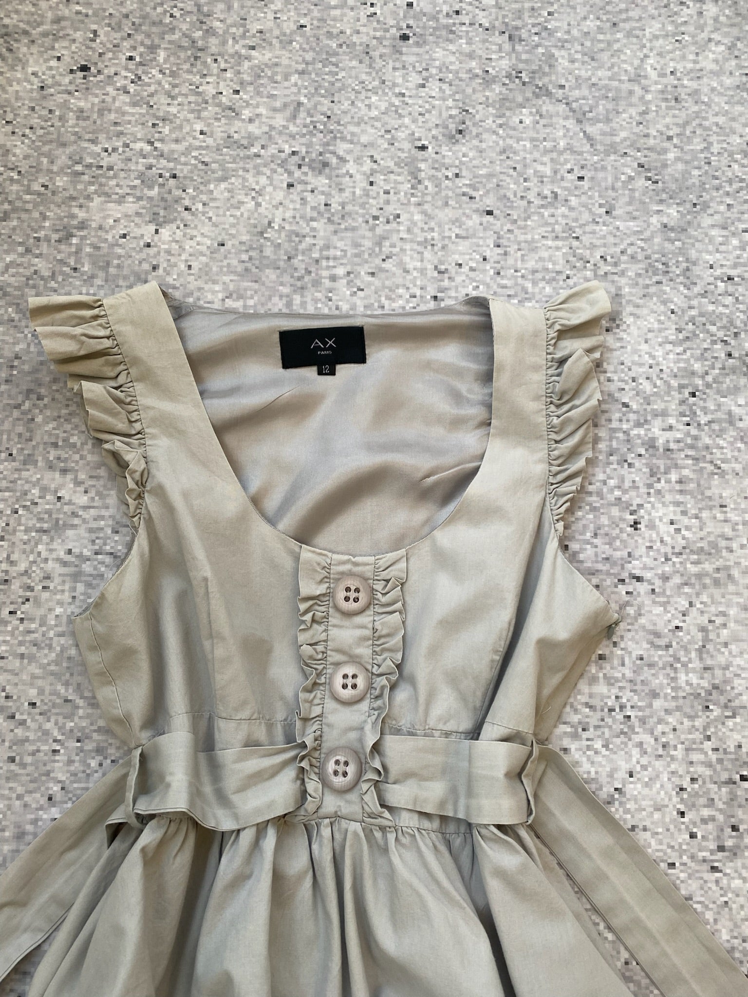 AX Avantgarde Grungy y2k Bubble Dress