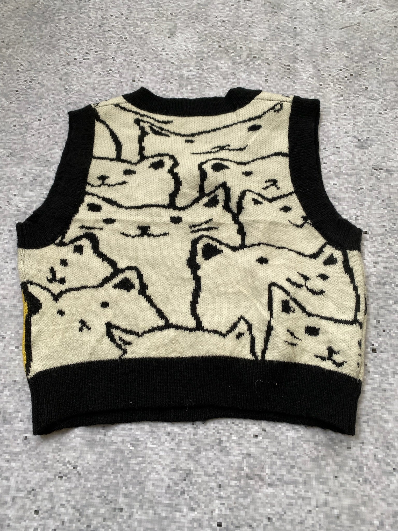 Cider Cat Sweater Vest