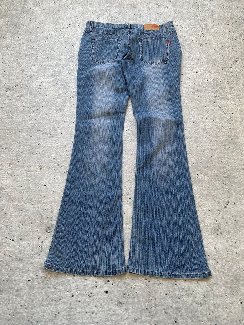 stretchy Low Waisted Flared Jeans