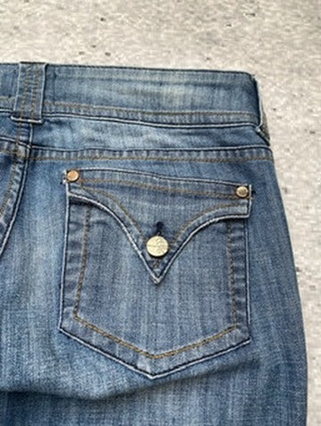 vintage arden b low waisted and bootcut jeans