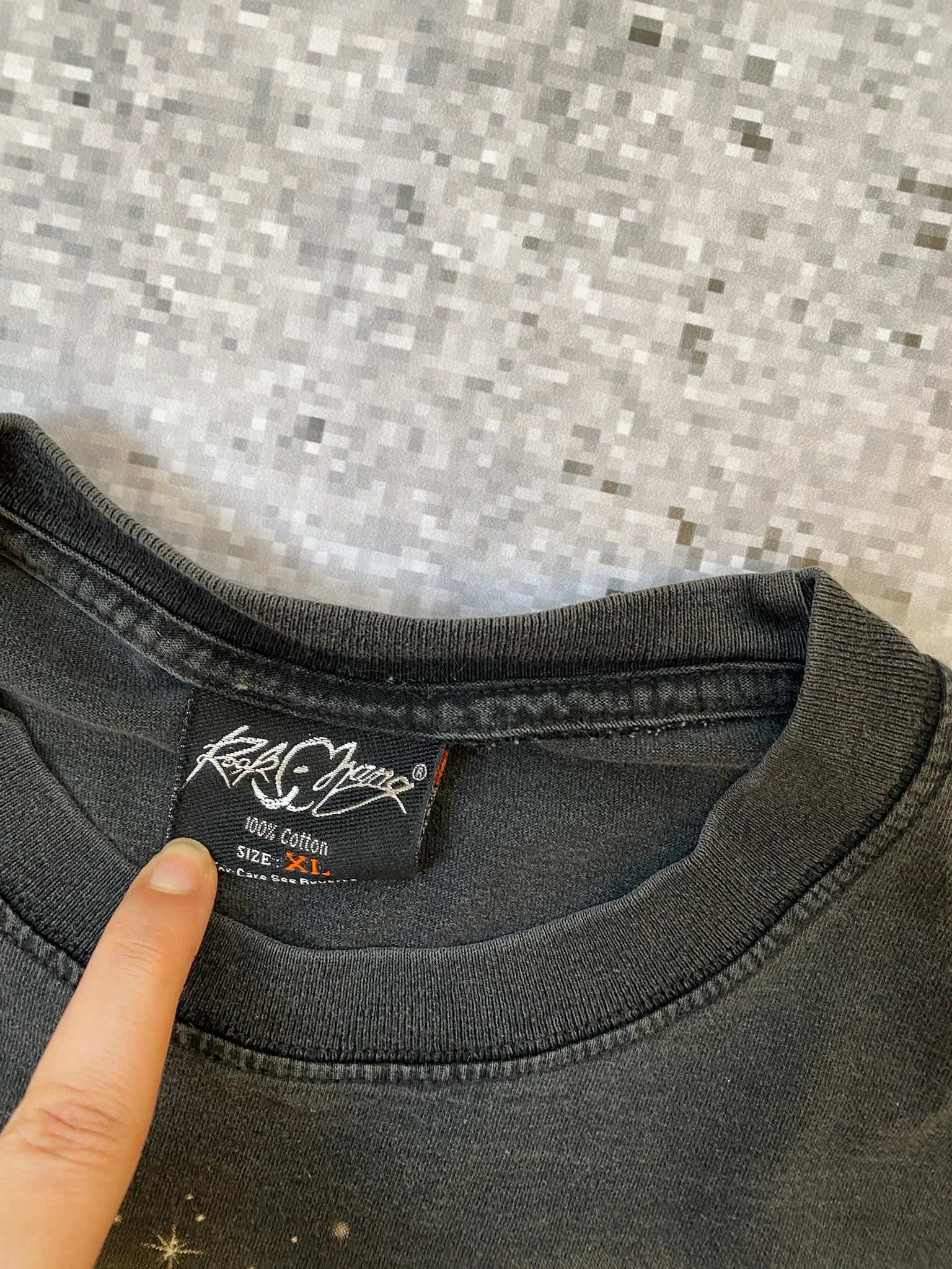 2000s biker red chang glow in the dark tee