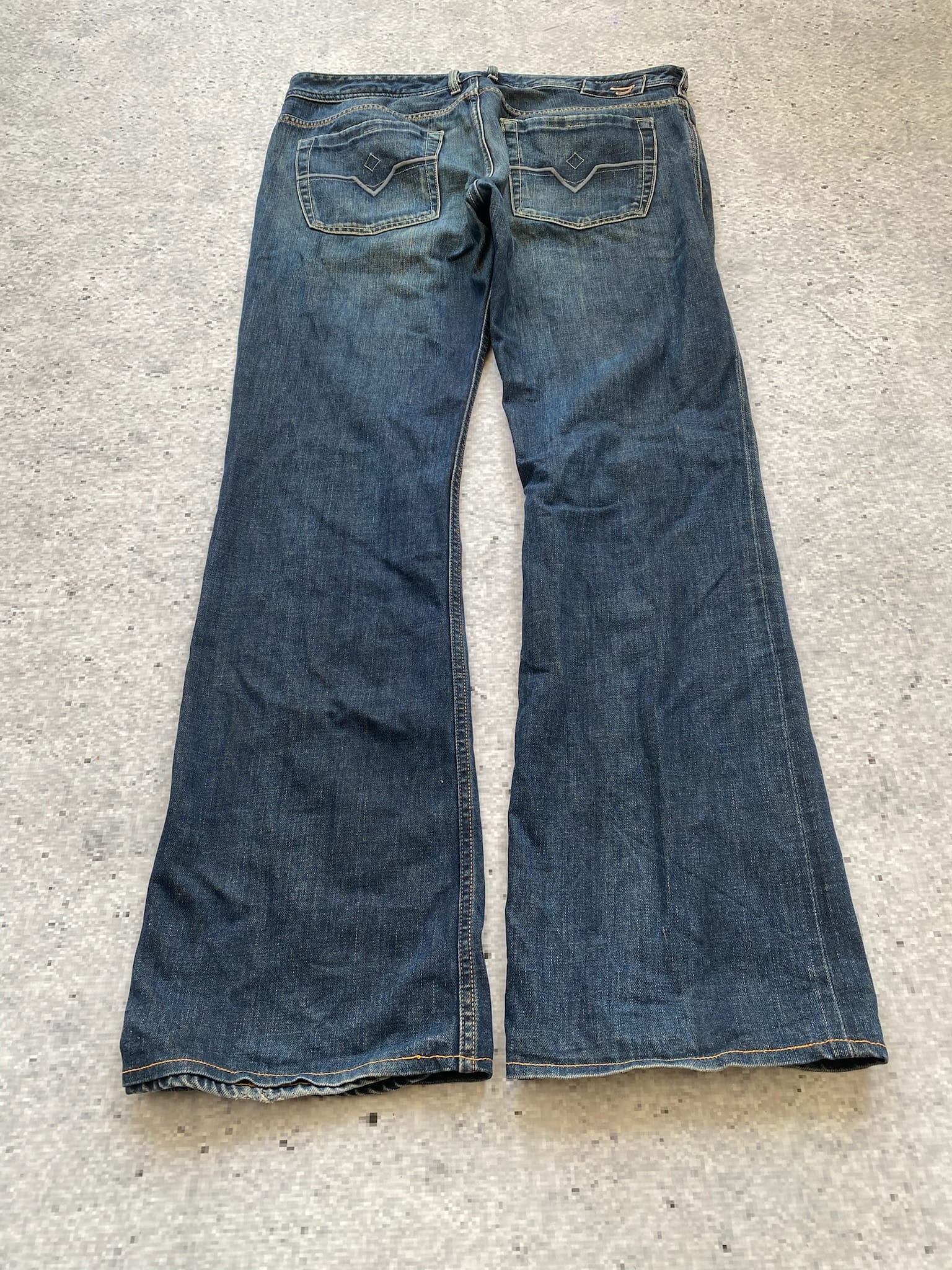 2000s Diesel Zathan Men Bootcut Jeans