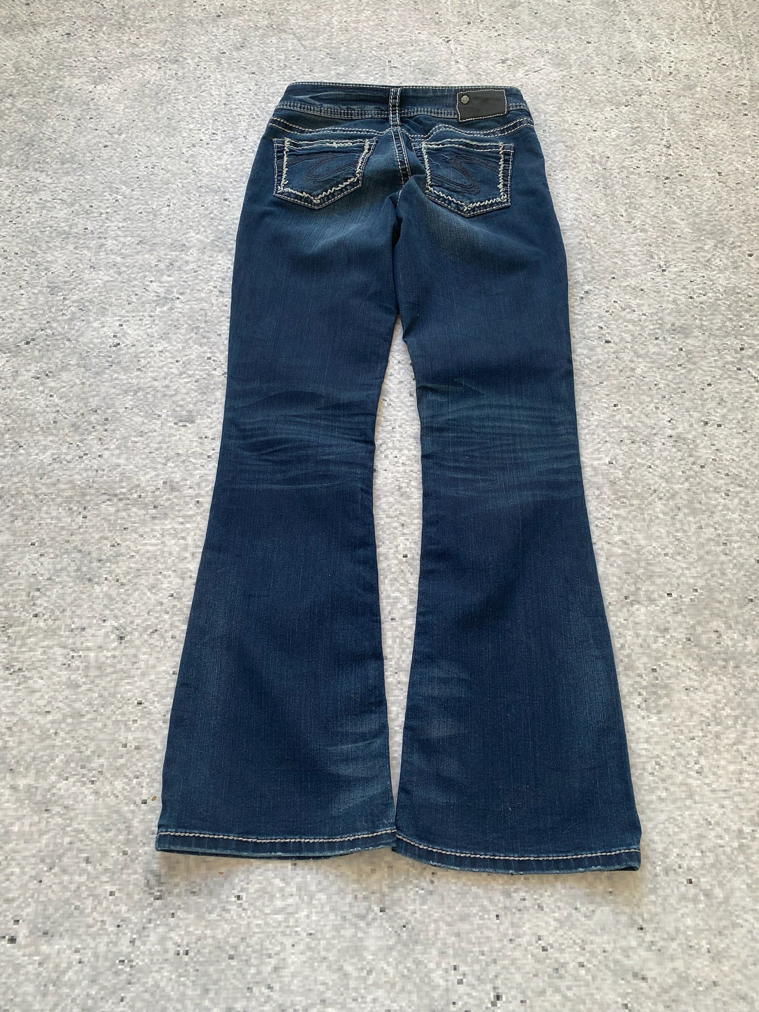 2000s Low Rise Bootcut Suki Silver Woman Jeans