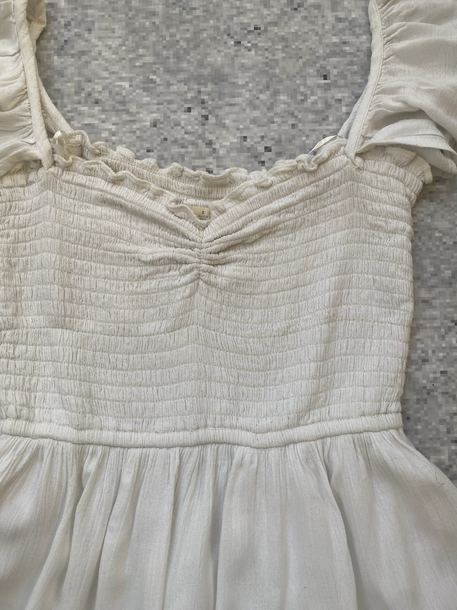 White Hollister Babydoll top