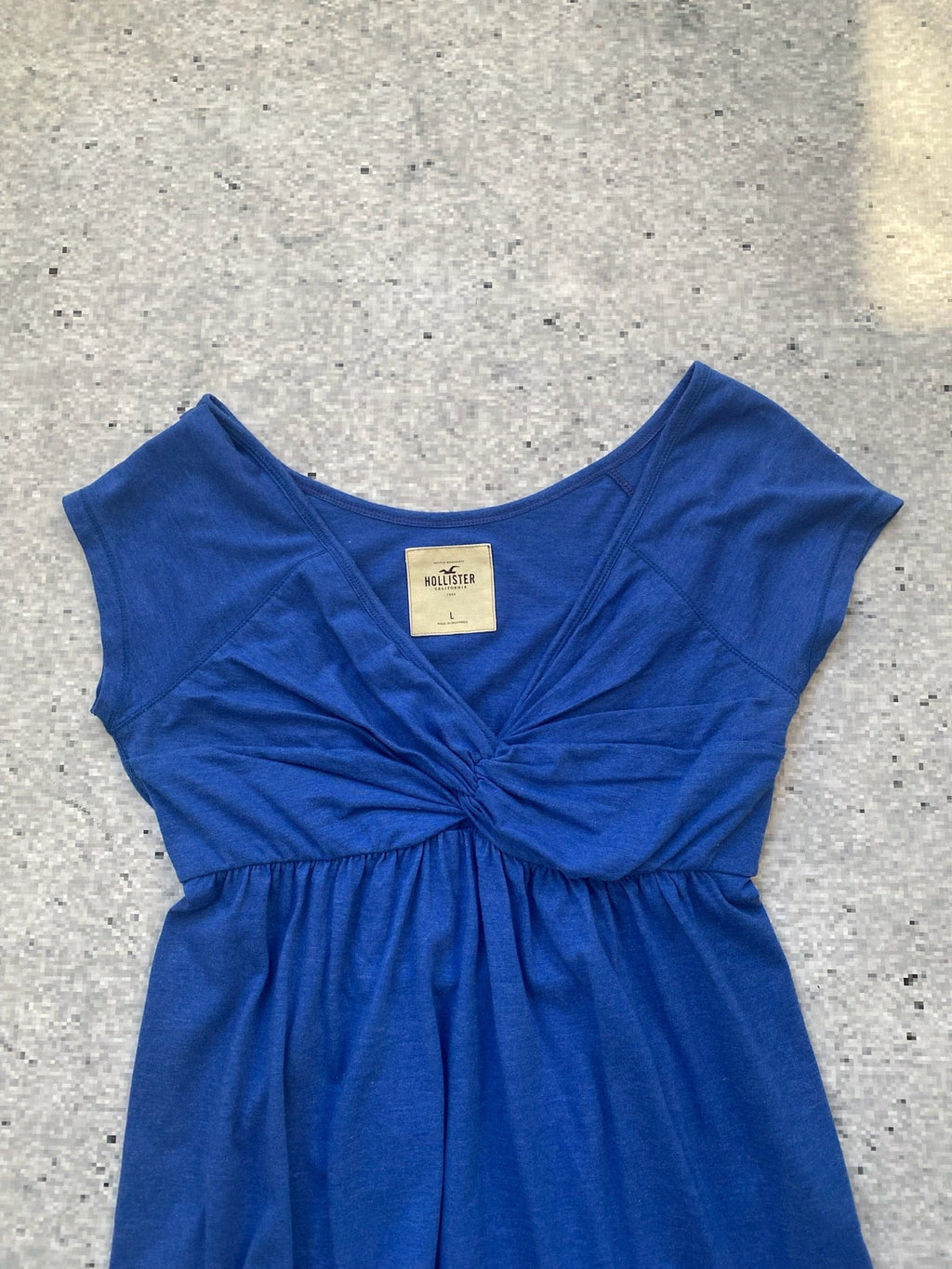 Hollister Blue Baby Doll Top