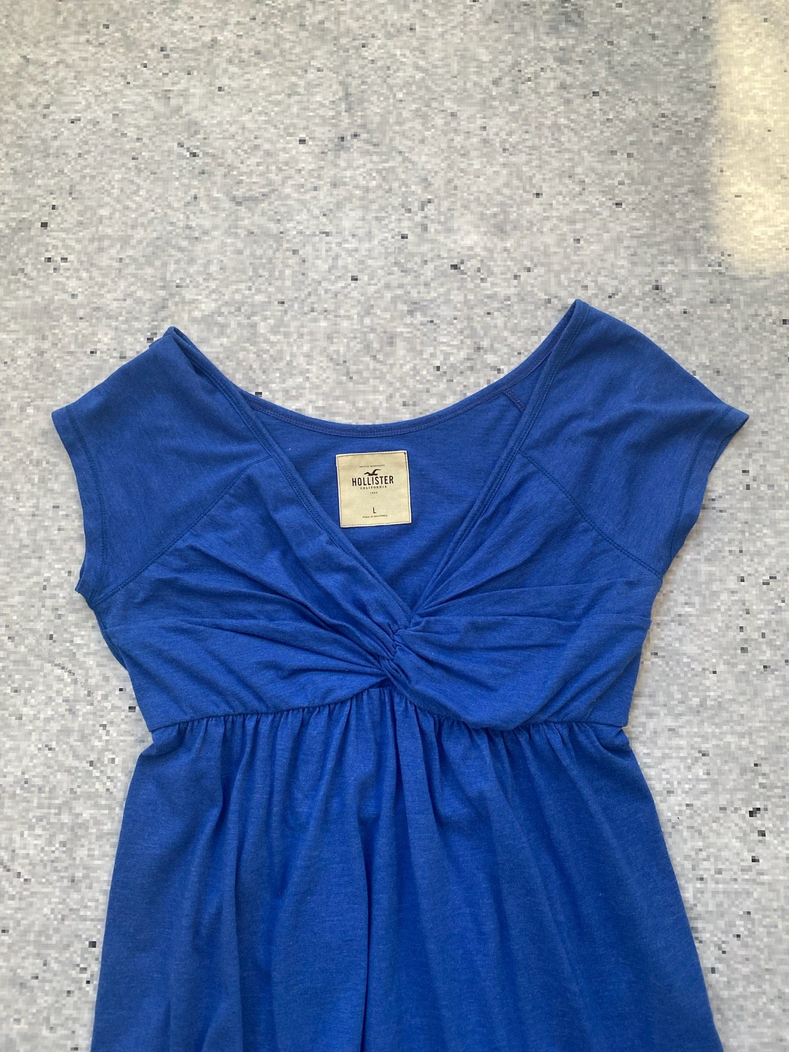 Hollister Blue Baby Doll Top