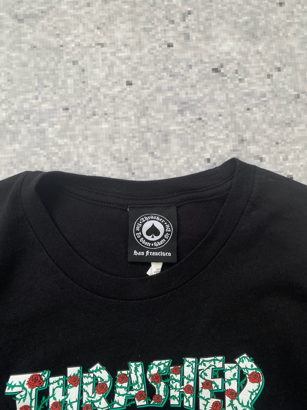 Thrasher Skater Crop Top