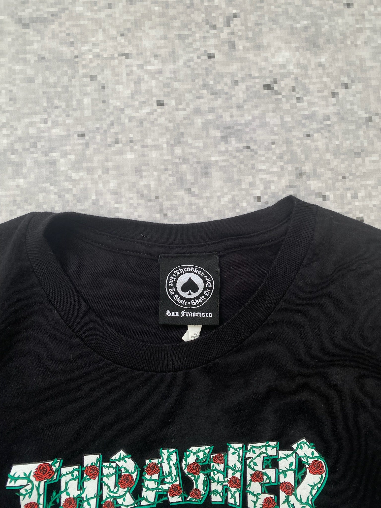 Thrasher Skater Crop Top