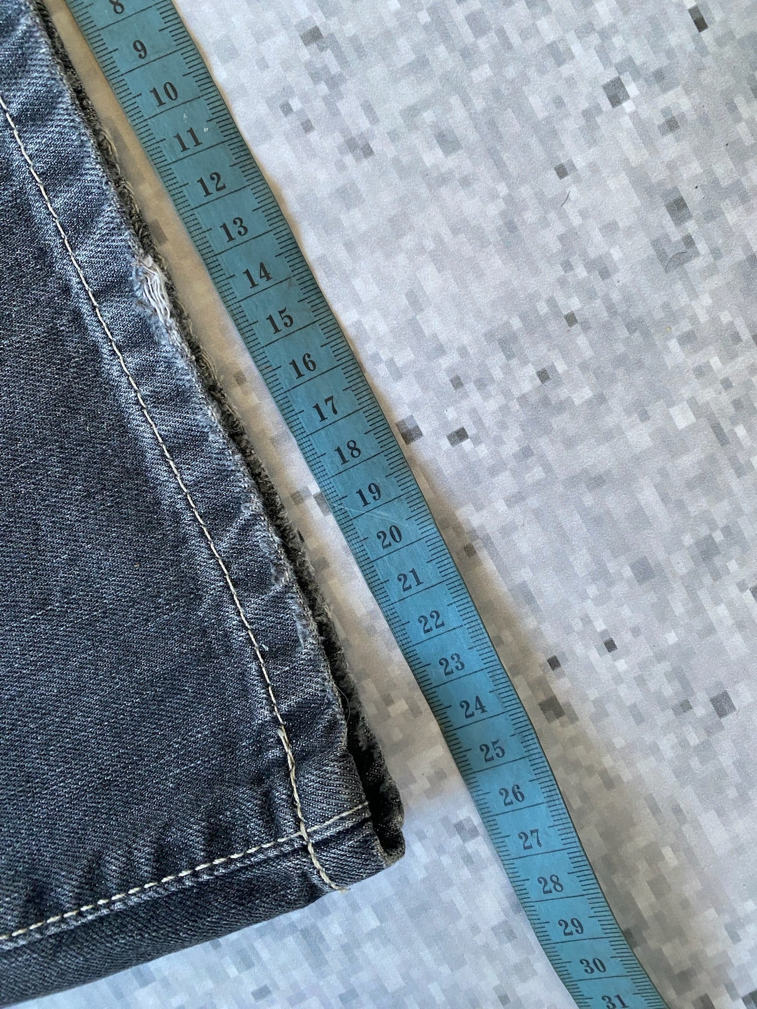 Flared and Low Waisted Jeans with flower pocket detail