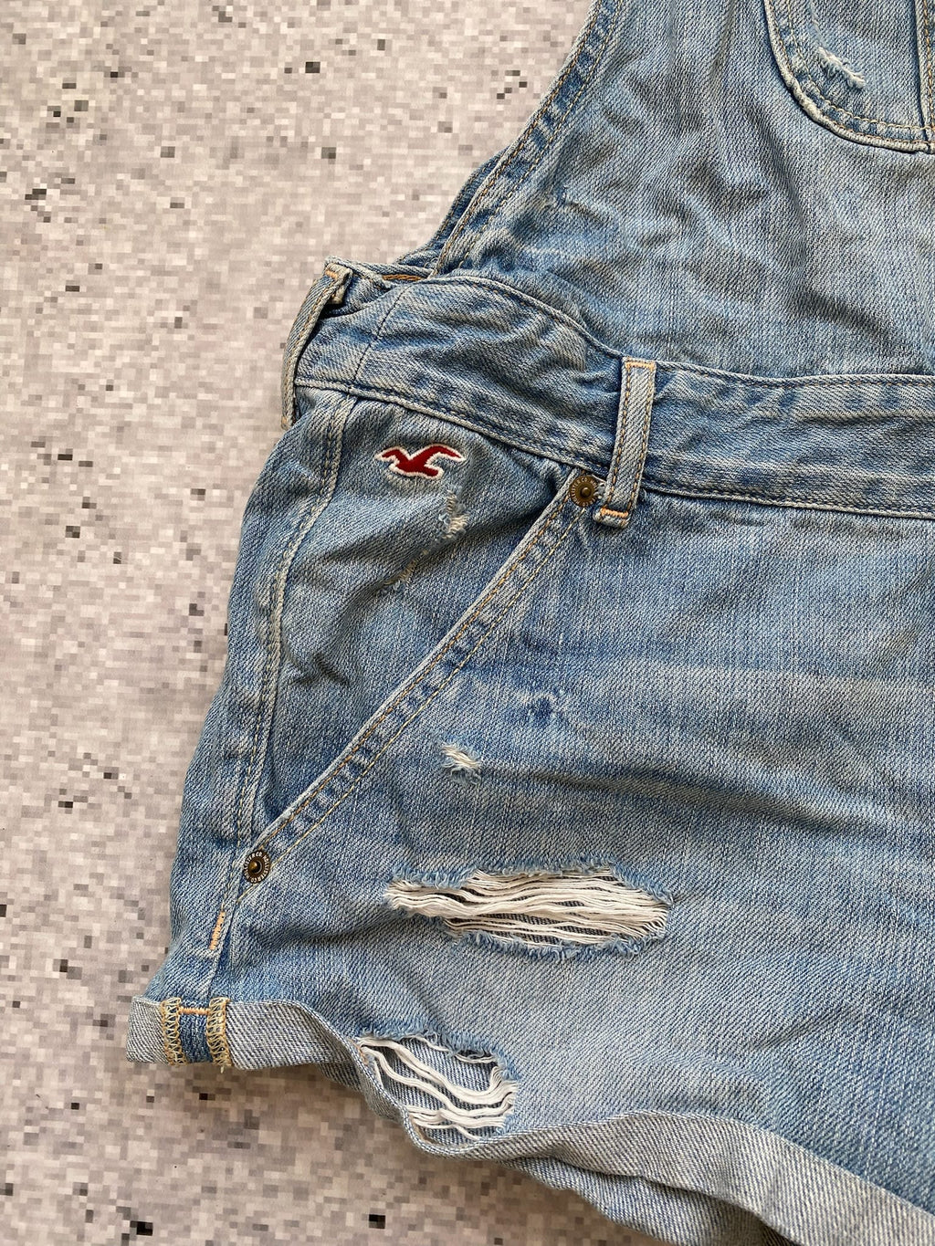 Hollister Denim Overalls