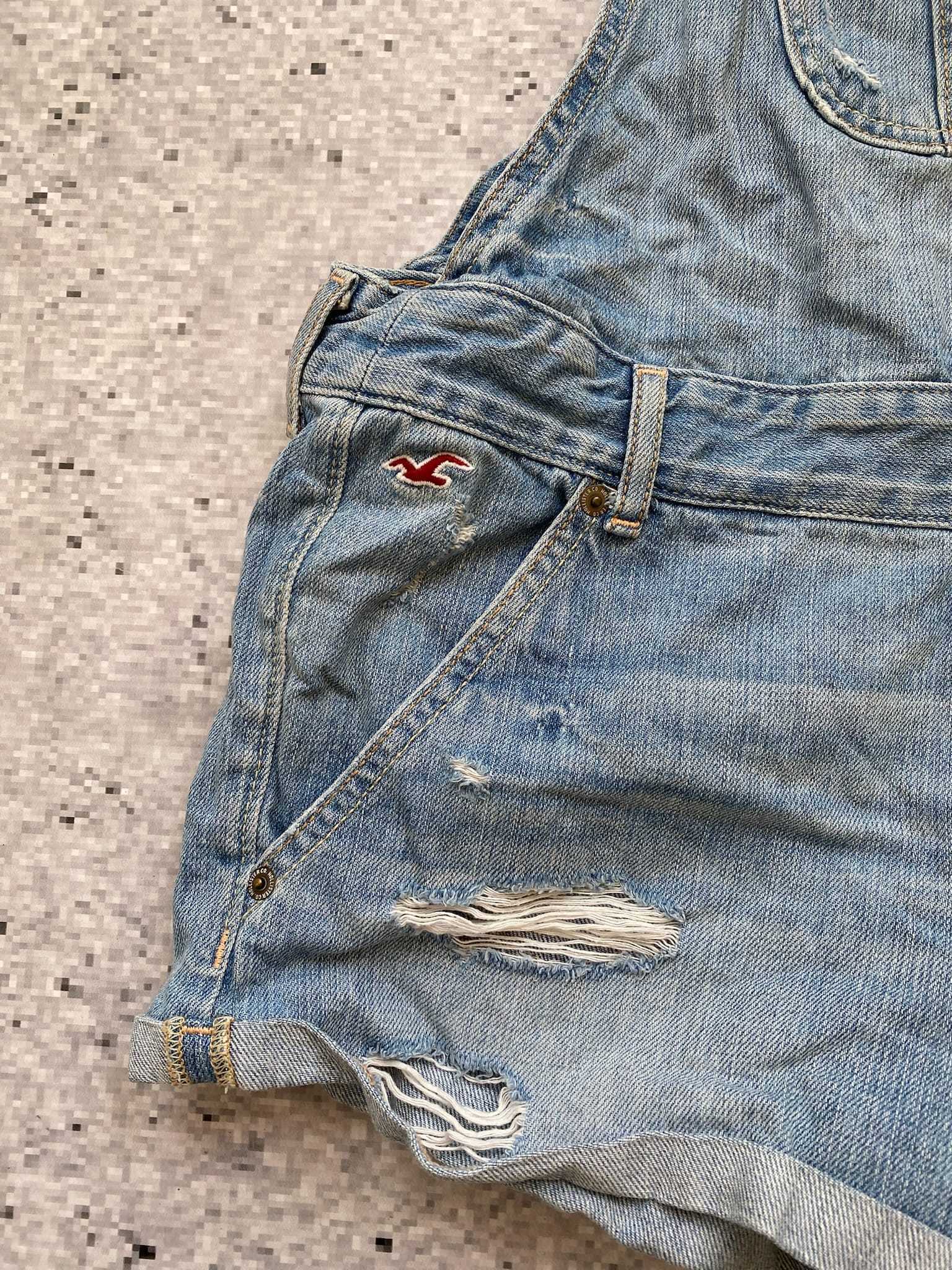 Hollister Denim Overalls
