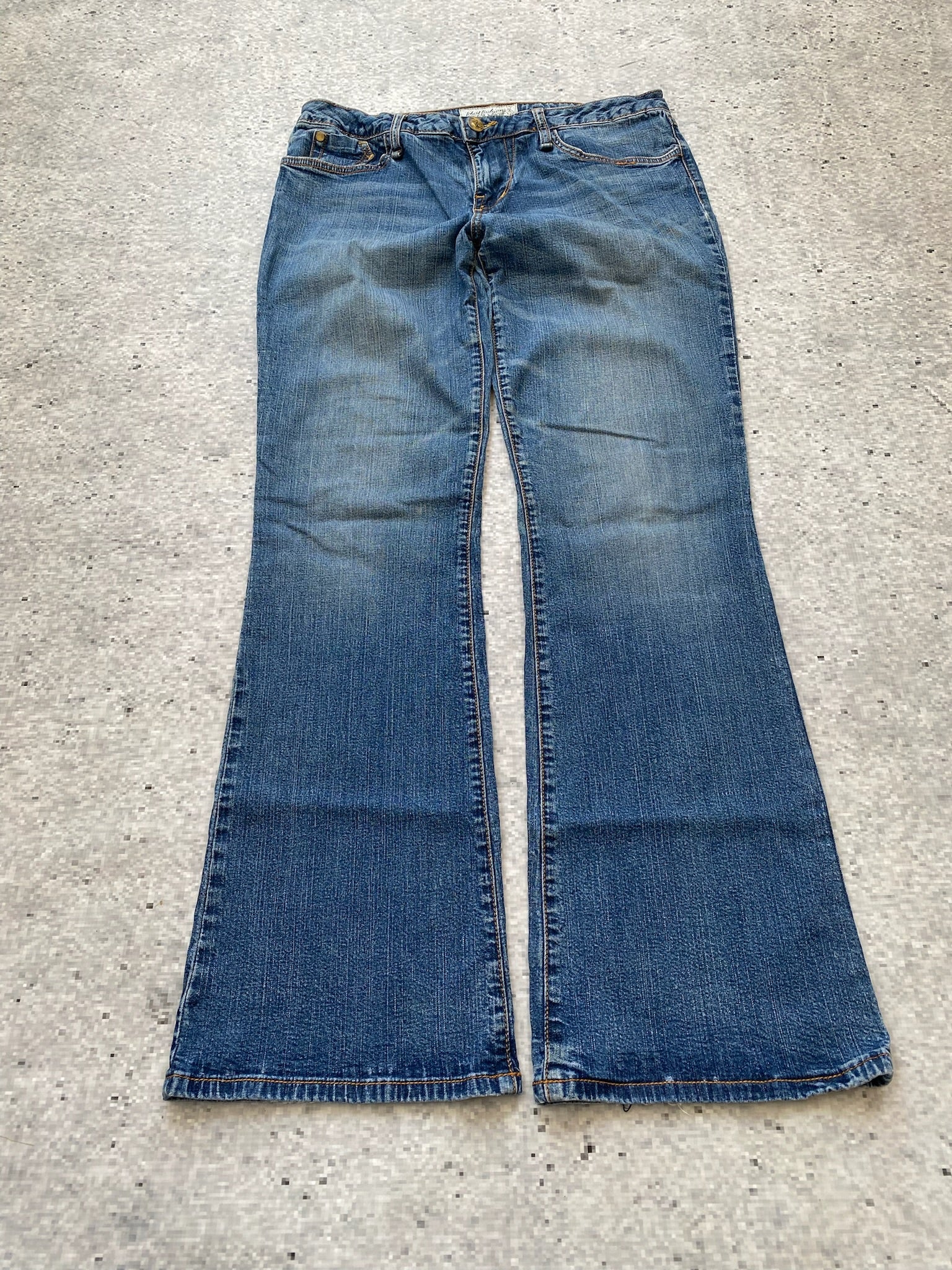Baby Phat Silver Label Flared Low Wiasted Stretchy Jeans