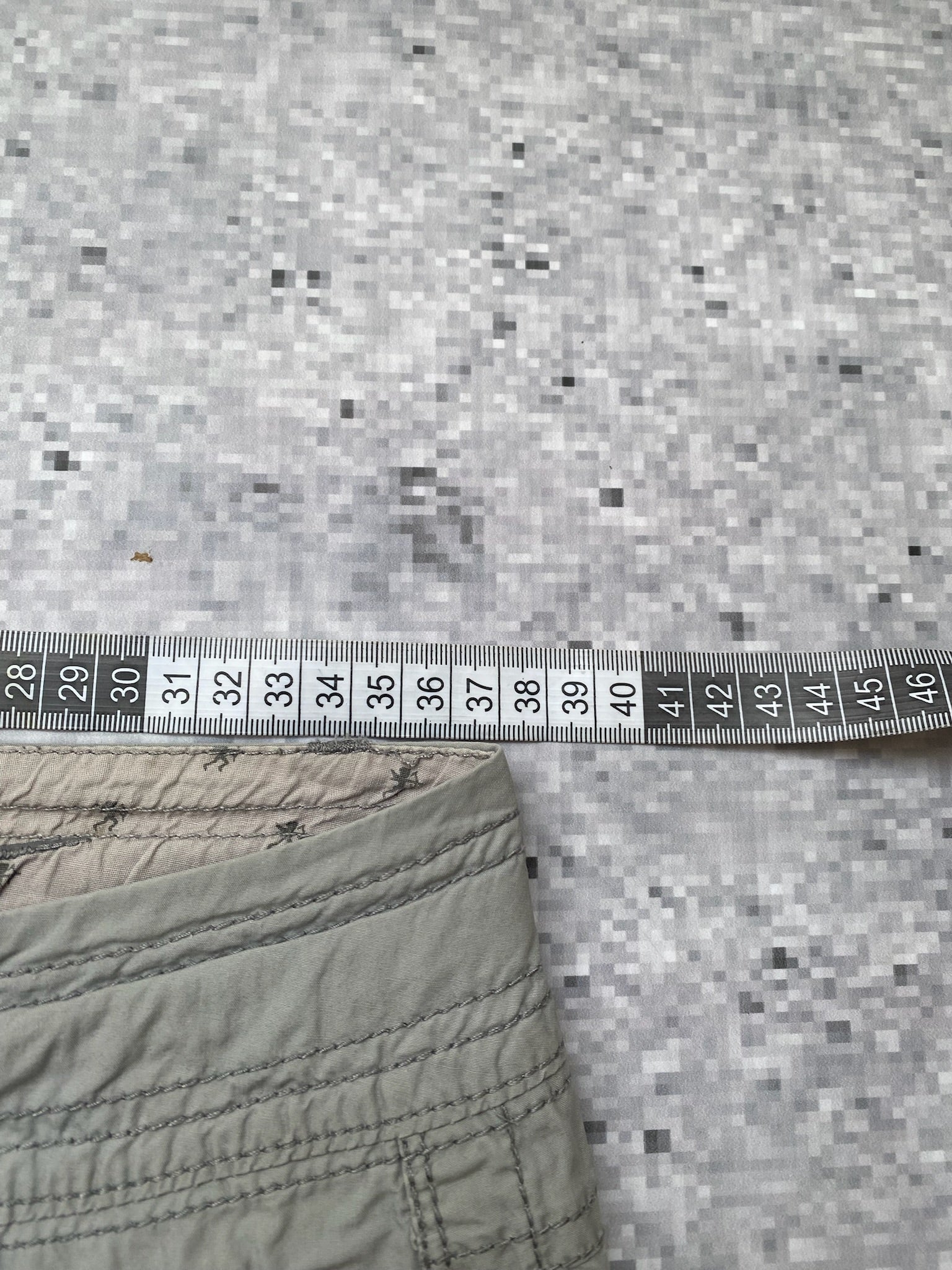espirit gray low waisted cargo pants