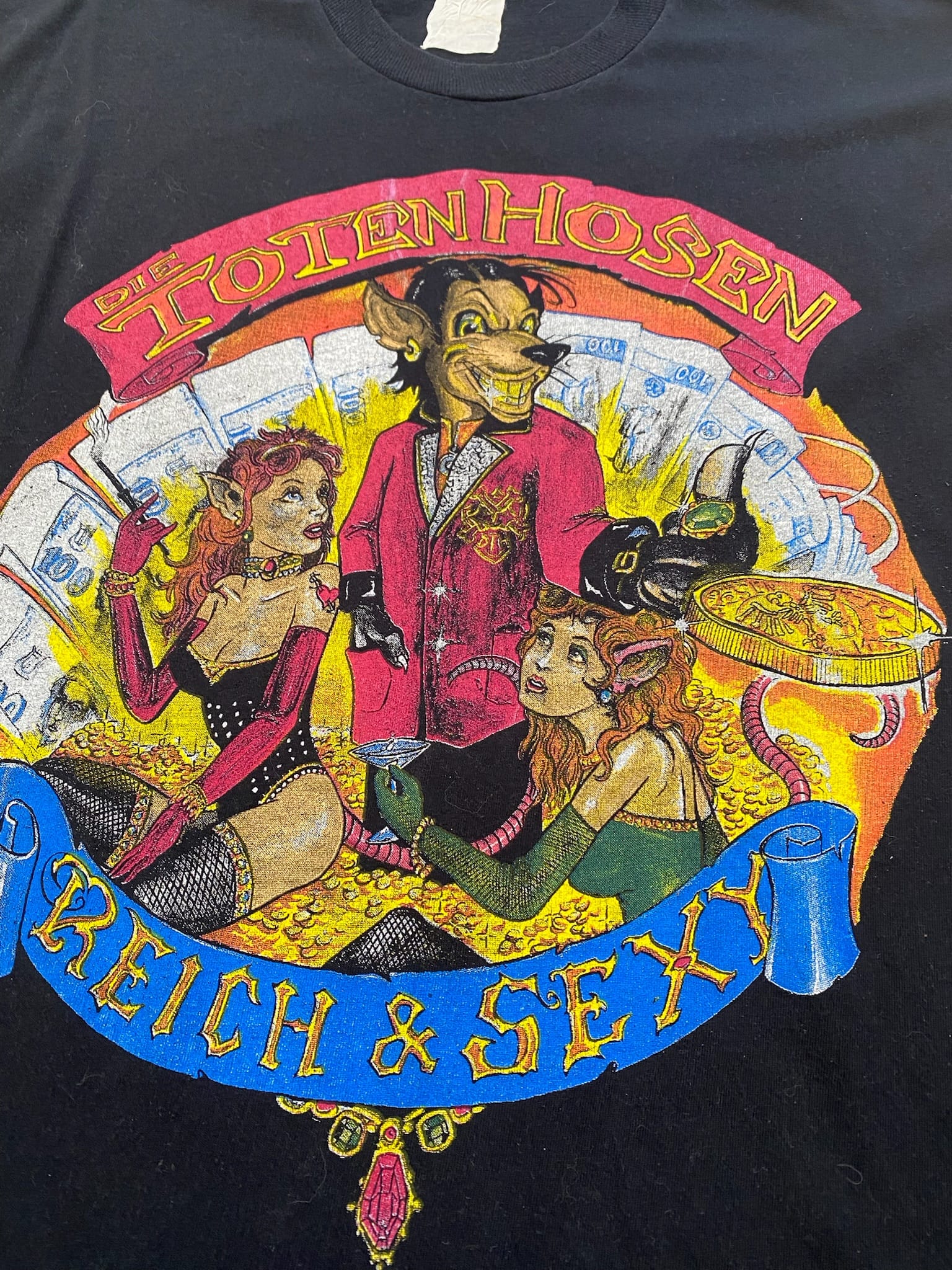 Vintage Single-Stitch 1994 Die Toten Hosen T-Shirt