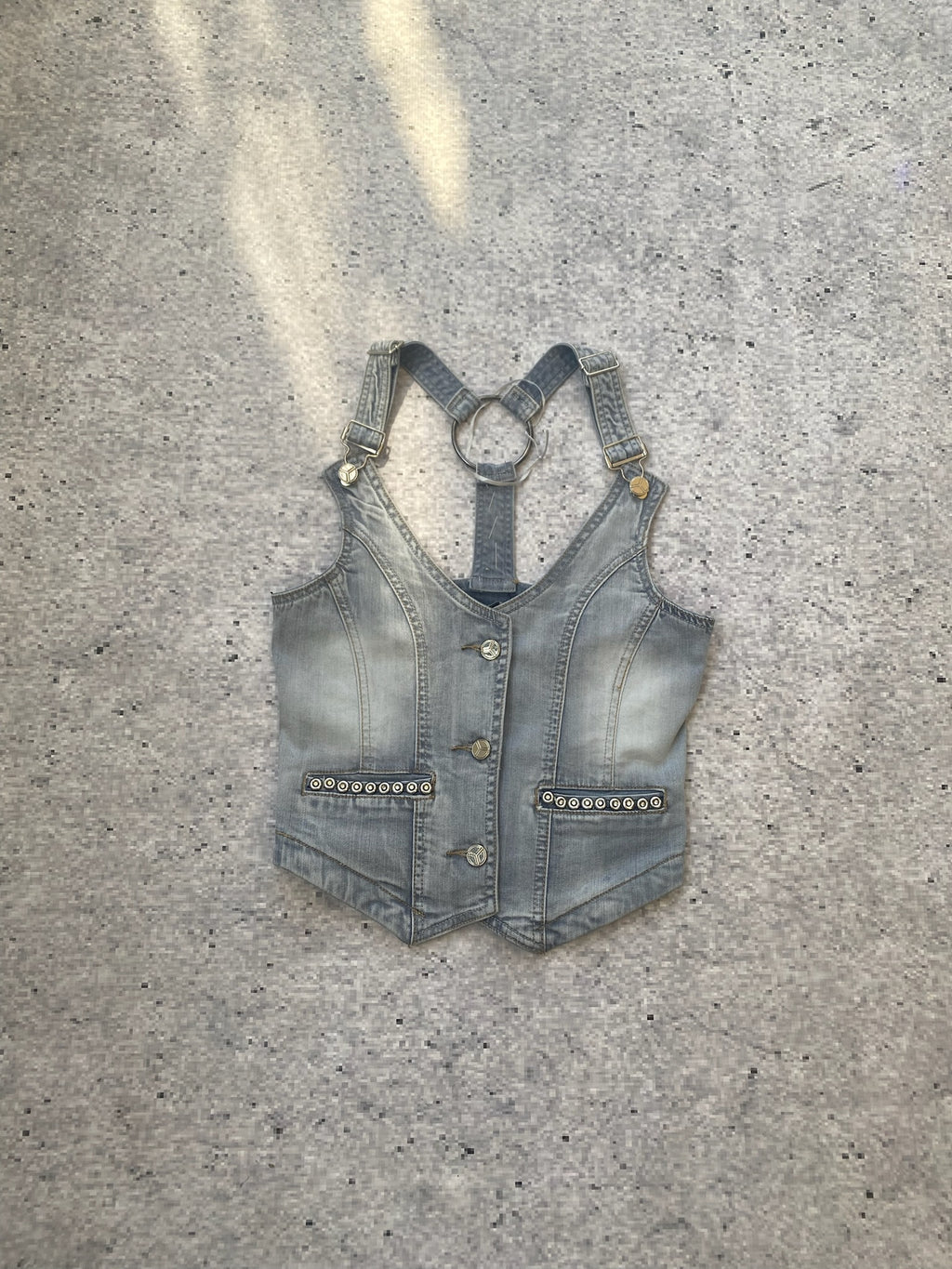 Peace "Made in Italy" Denim Vest