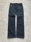 Ultra low waisted 2000s dark navy "lowky" Diesel Jeans