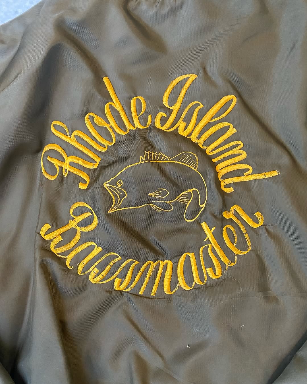 Vintage Fisherman Patch Winter Bomber Jacket  ⚡️ — image 5