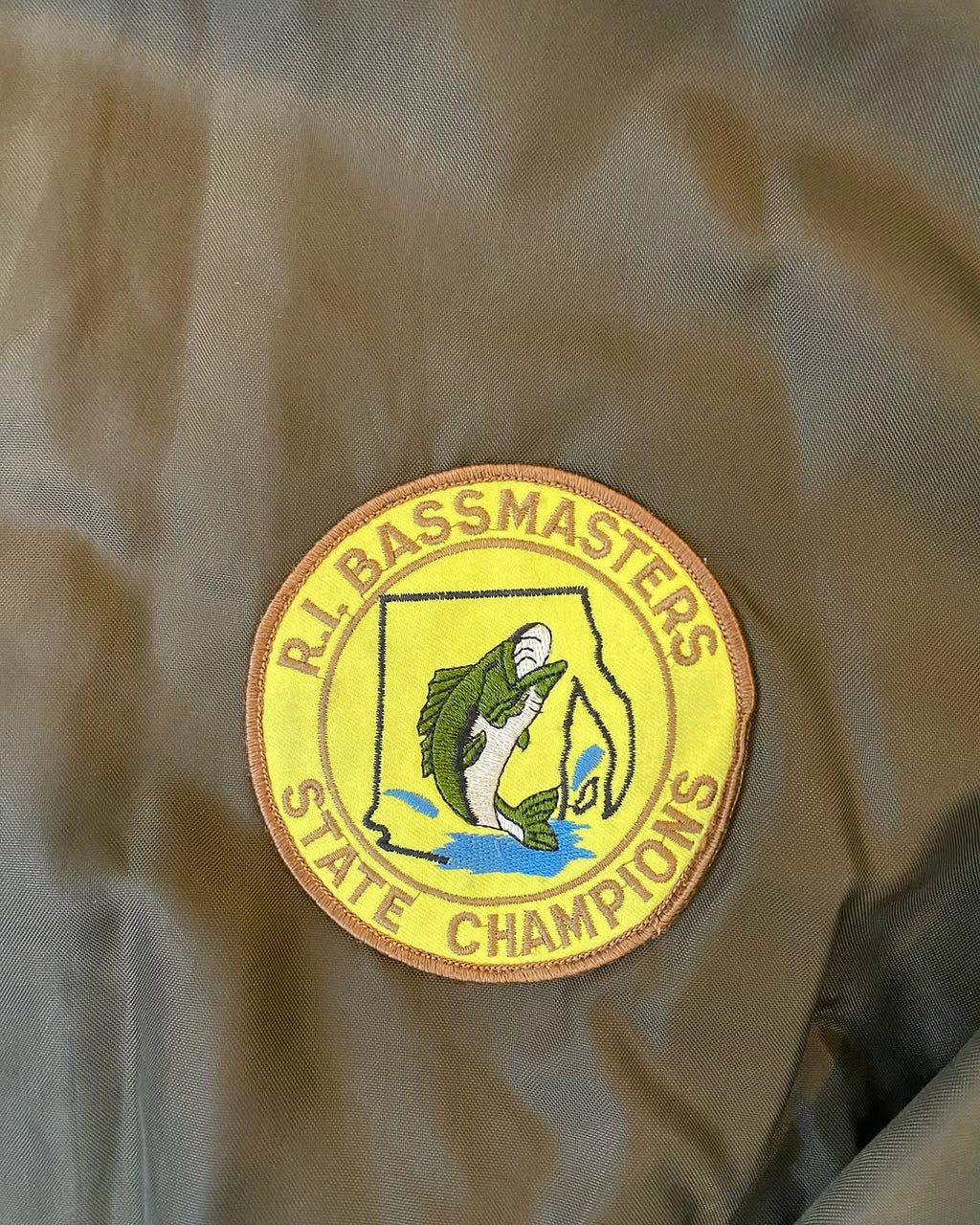 Vintage Fisherman Patch Winter Bomber Jacket  ⚡️ — image 8