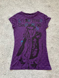 see-through emo checkered "Little Miss Superior" top