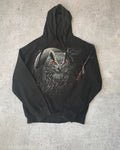 Vintage Spiral Owl Cotton Hoodie for 25$ ONLY ⚡️