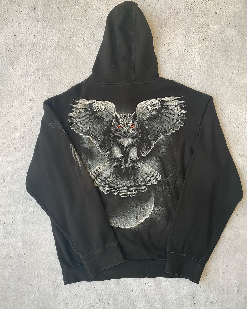 Vintage Spiral Owl Cotton Hoodie  ONLY ⚡️ — image 2