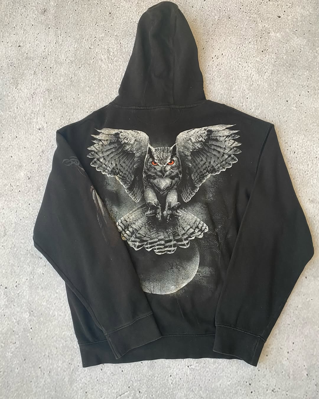 Vintage Spiral Owl Cotton Hoodie  ONLY ⚡️ — image 2