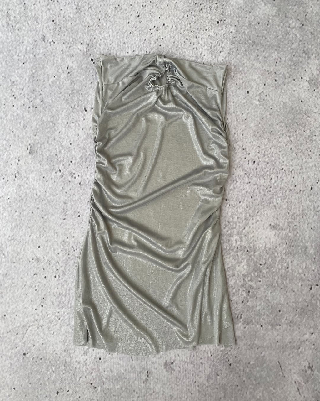 Trashy Y2K Metallic Long Top for 15$⚡️