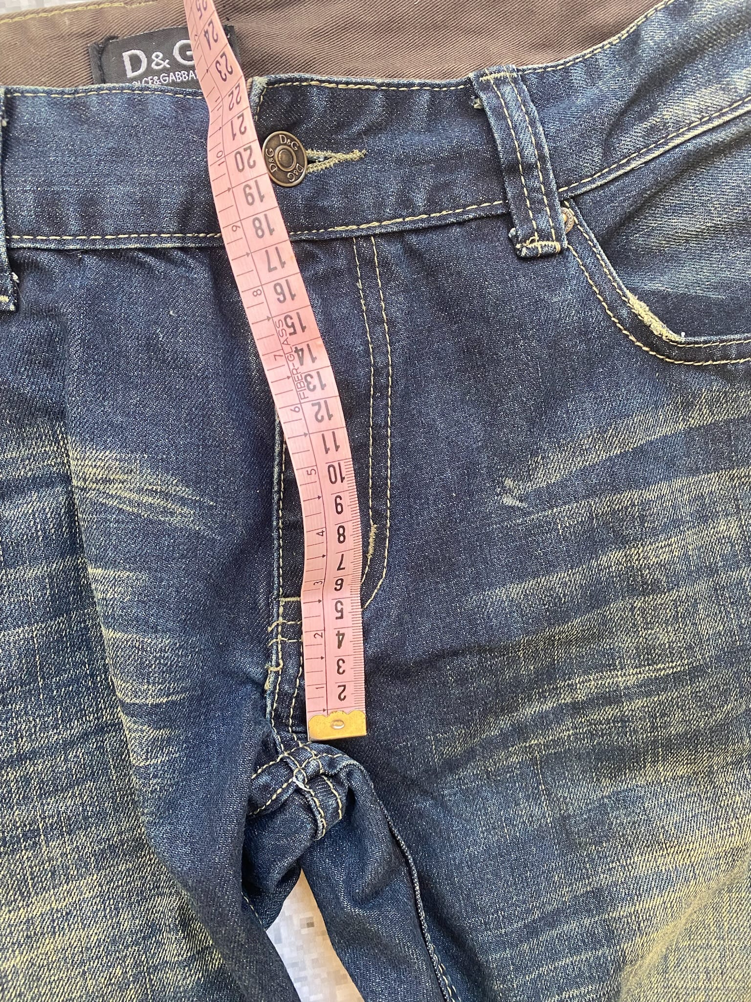 2000s D&G Power Straight Leg Low Waist Jeans