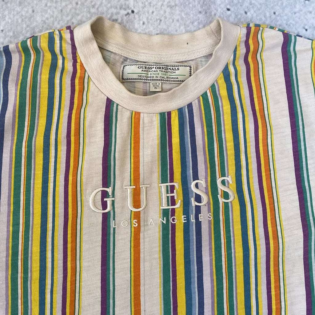 Sza Inspired Vintage Striped Guess Tee  ⚡️ — image 3