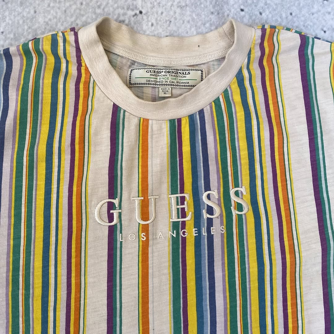 Sza Inspired Vintage Striped Guess Tee  ⚡️ — image 3