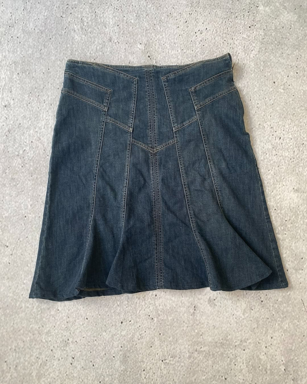 Everyday Y2K Denim Skirt with Pleats for 20$ ⚡️
