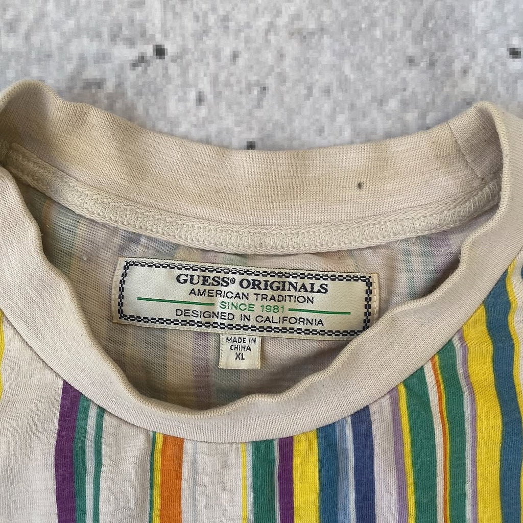 Sza Inspired Vintage Striped Guess Tee  ⚡️ — image 4