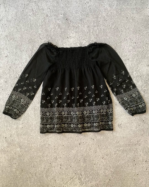 2010s Flowy Off-Shoulders Mesh Top for 13$ ⚡️