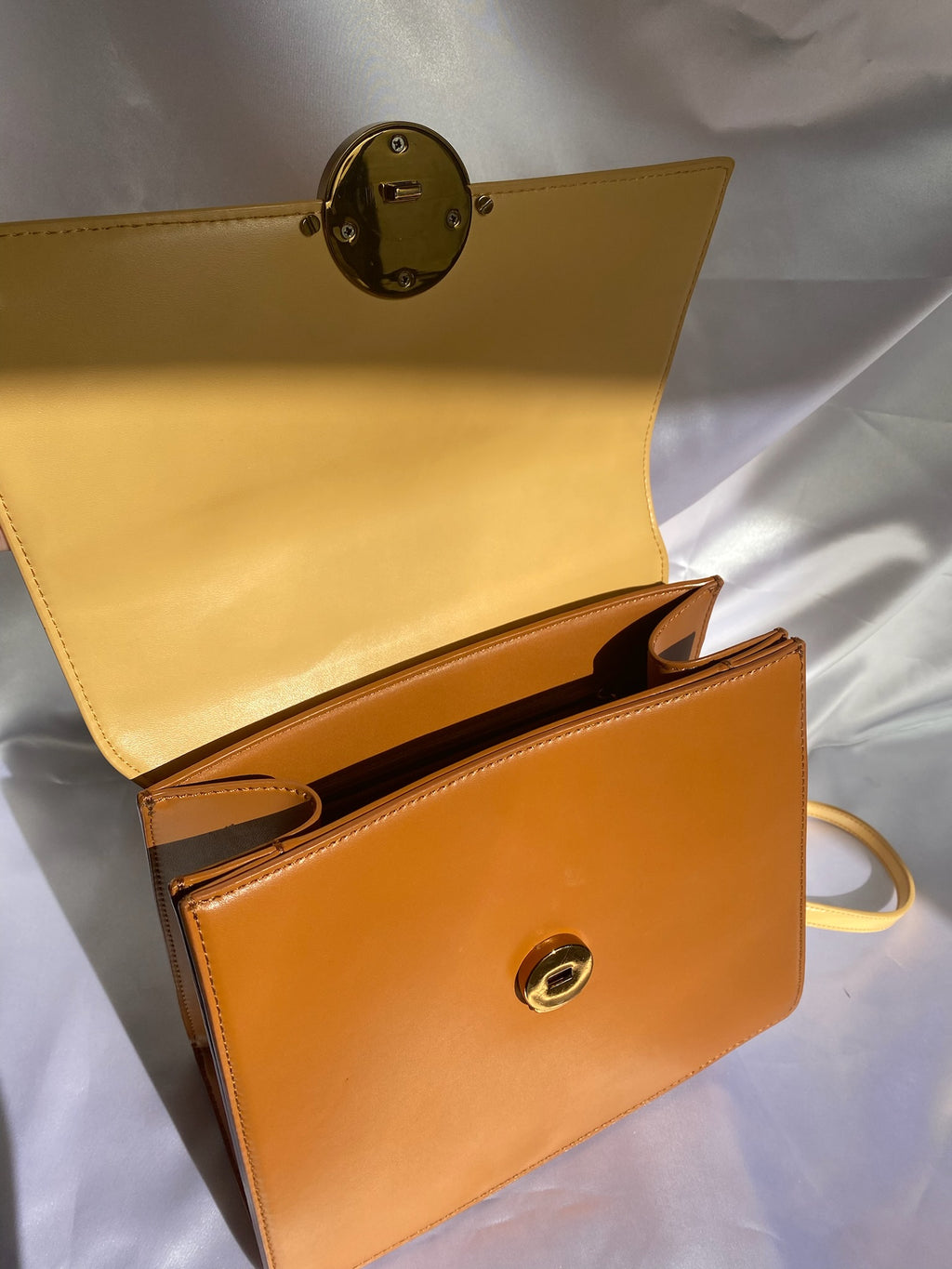 Charles & Keith Brown and Beige Bag
