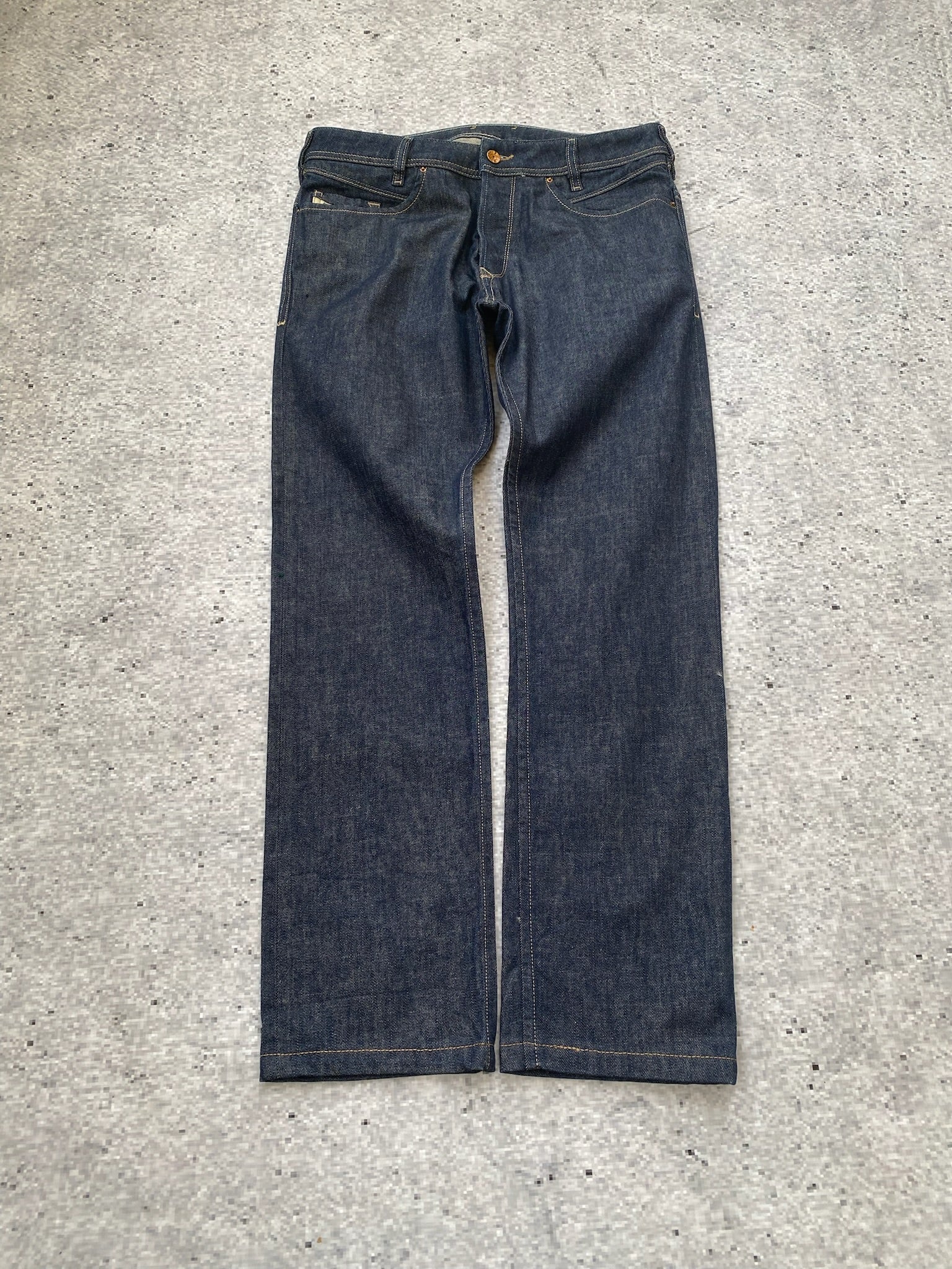 Rare 2000s Diesel Raw Denim Jeans