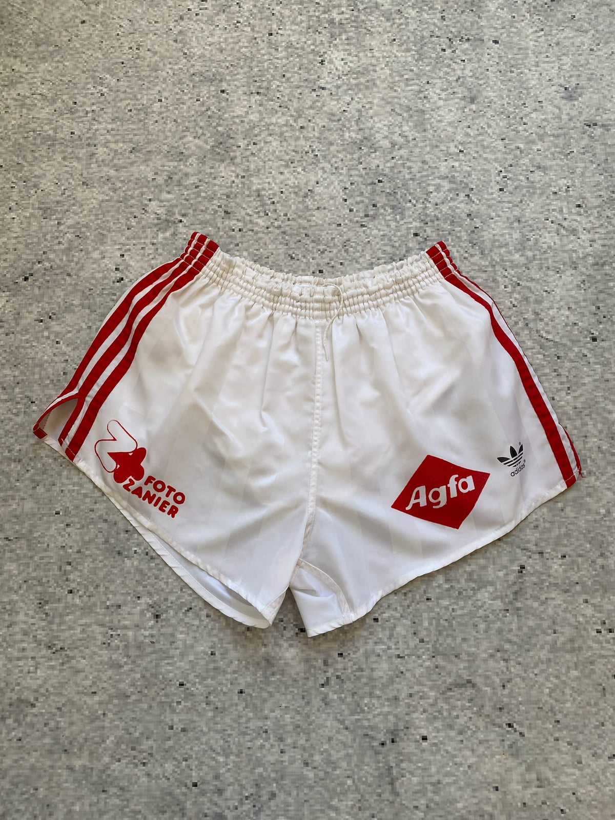 1980s 1990s "Made in West Germany" Adidas Vintage Striped Soccer Shorts