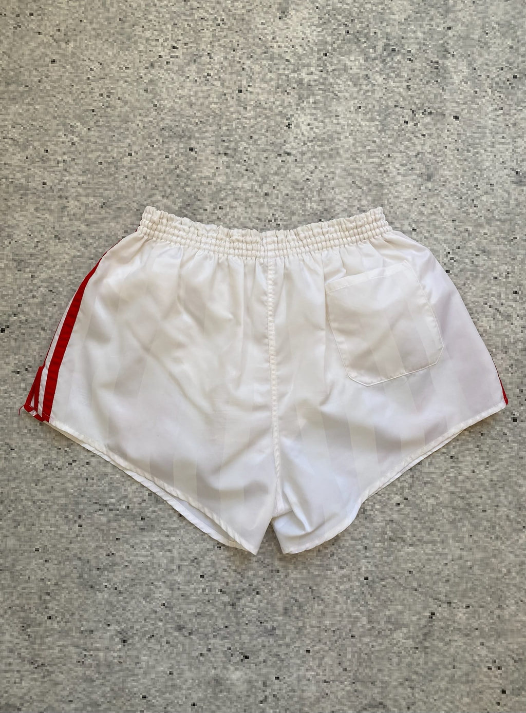 1980s 1990s "Made in West Germany" Adidas Vintage Striped Soccer Shorts